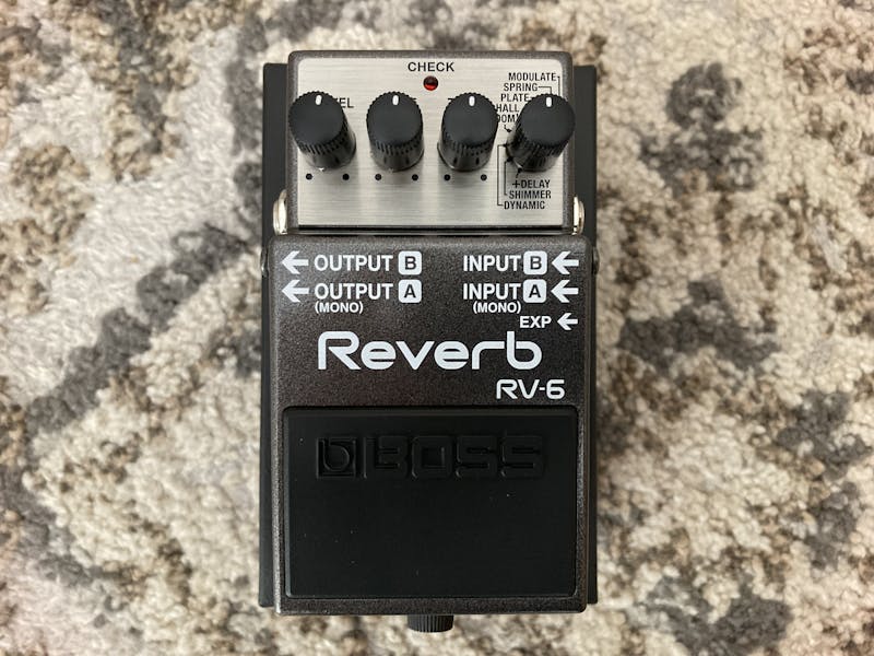 New Boss RV-6 Digital Reverb Guitar Effects