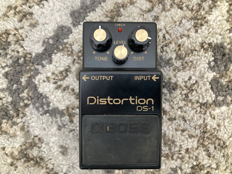 Used Boss DS-1-4A BLACK DISTORTION Guitar Effects Distortion