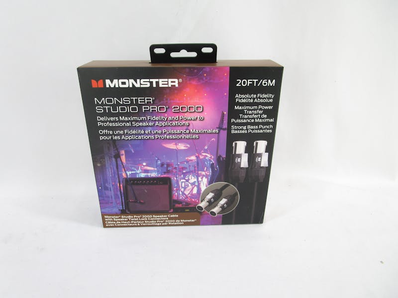 Used Monster SPEAKER 20FT SPEAKON SP2000 B-STOCK Accessories - Pro Sound