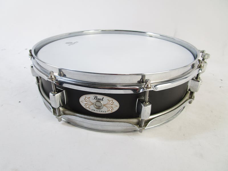 Used Pearl PICCOLO STEEL SNARE 3X13 Snare Drums 13 Snare Drums