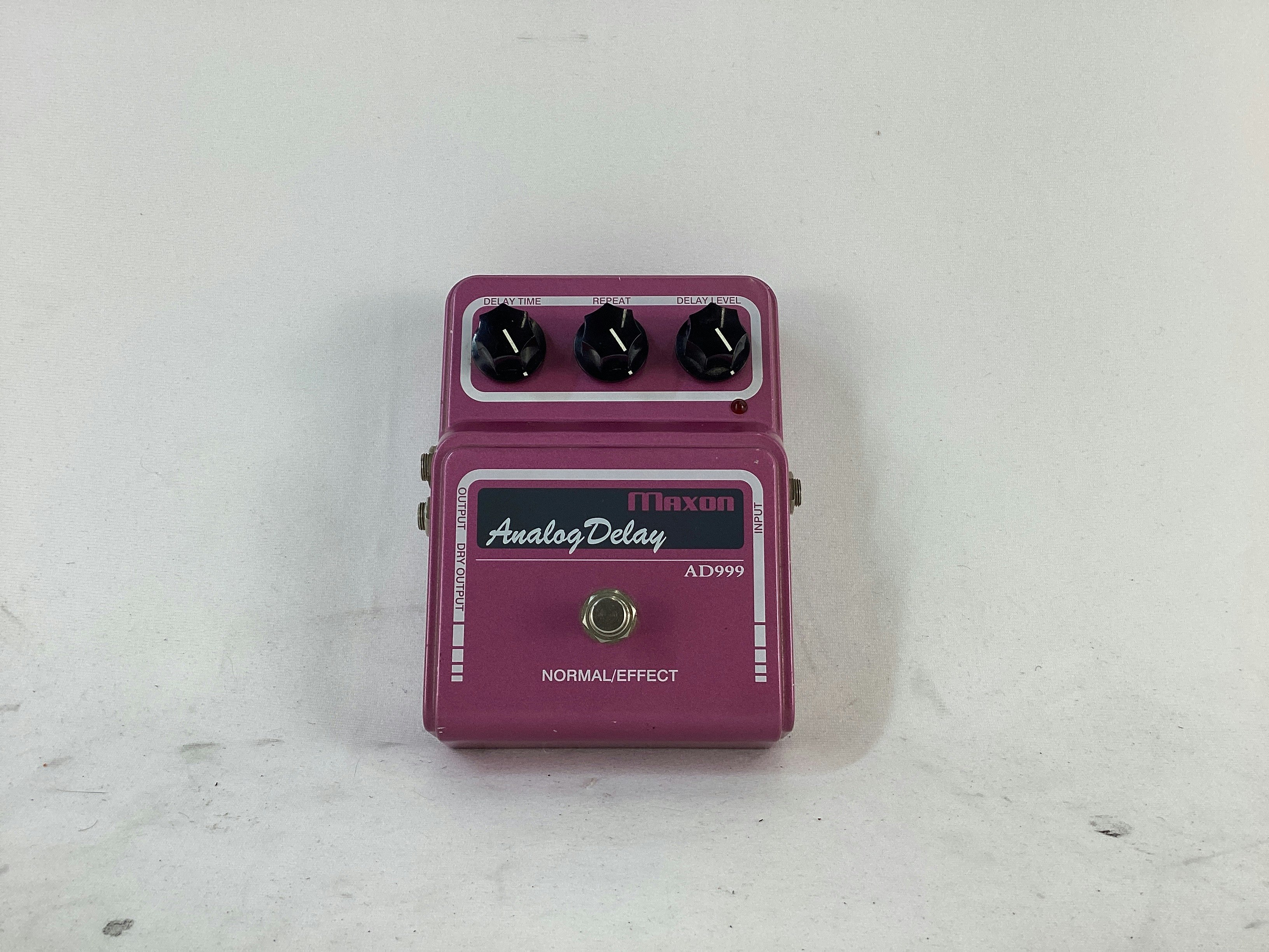 Used Maxon Analog Delay AD999 Guitar Effect Pedal