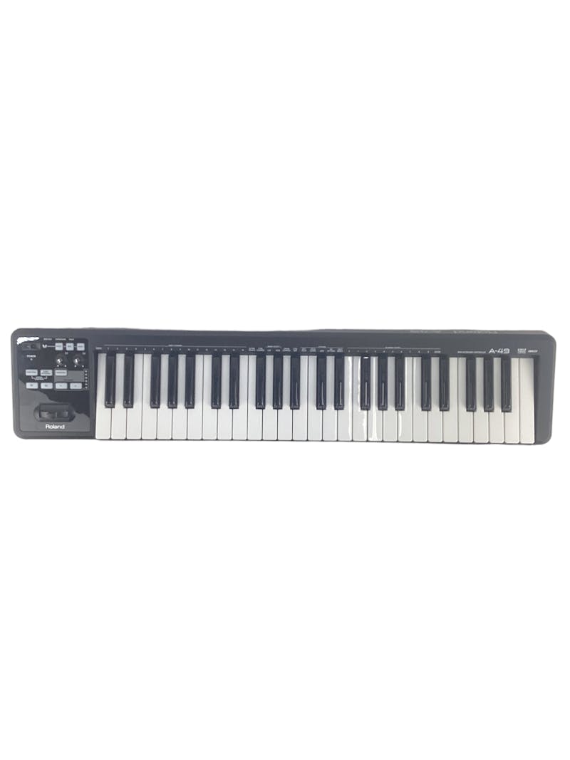 Used Roland A49-BK MIDI KEYBOARD CONTROLLER Controllers 49-Key