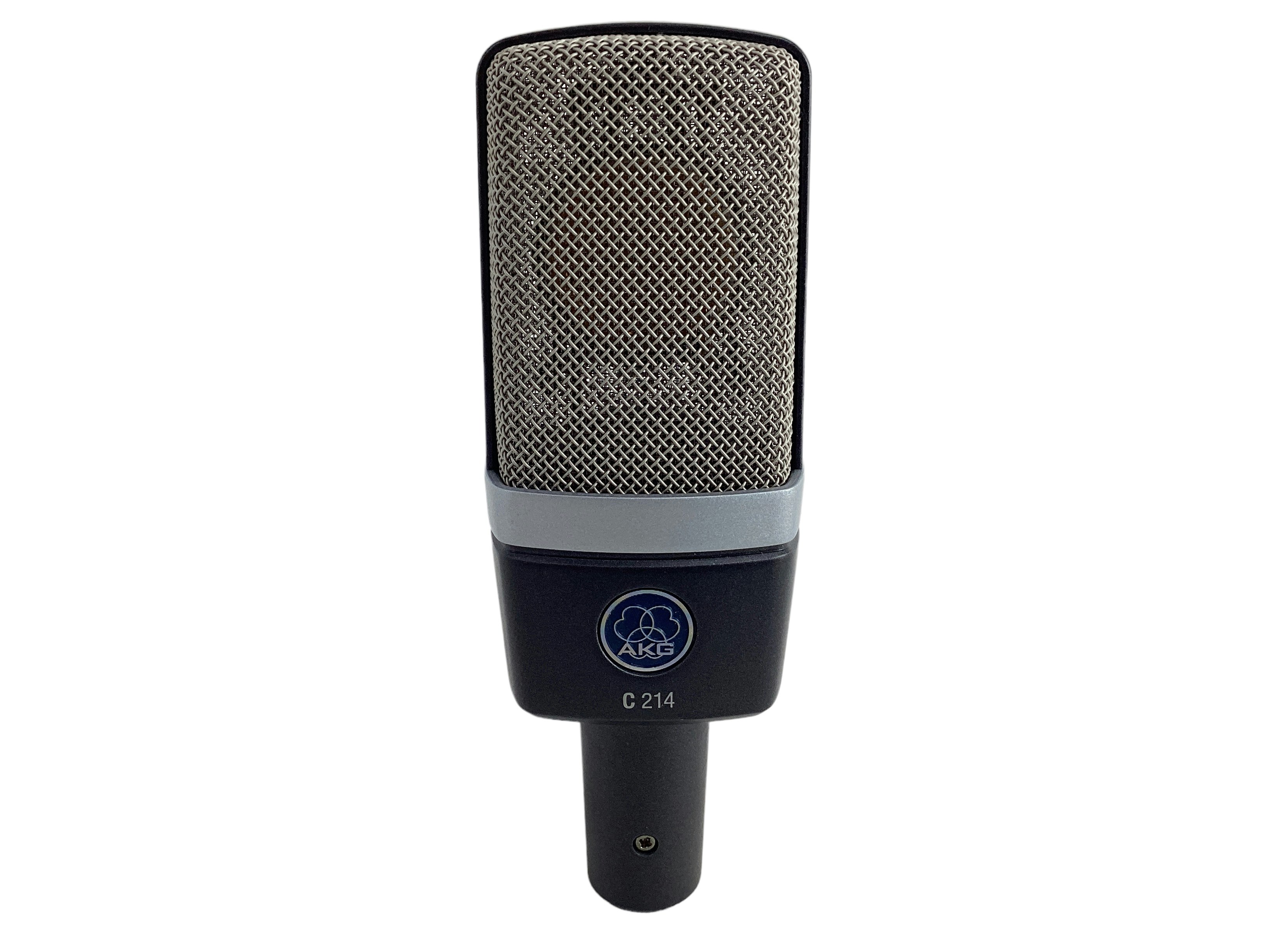 Used Akg C214 CONDENSER W/SHOCKMOUNT/CASE Microphones Microphones