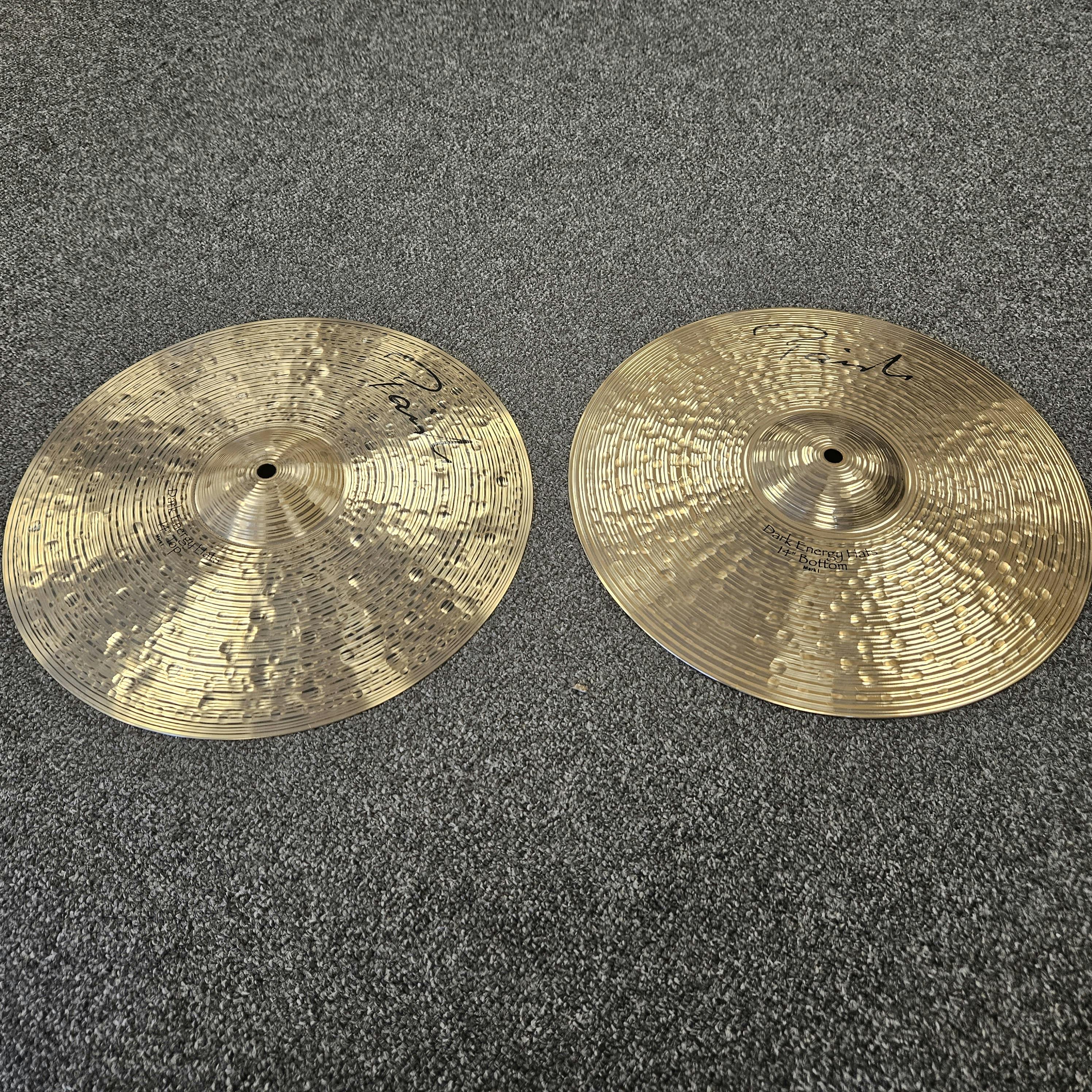 Paiste Signature Series Dark Crisp 14 Inch Top Hi-Hat Cymbal with Tight ＆ Full Chick Sound (4006514) New - 2