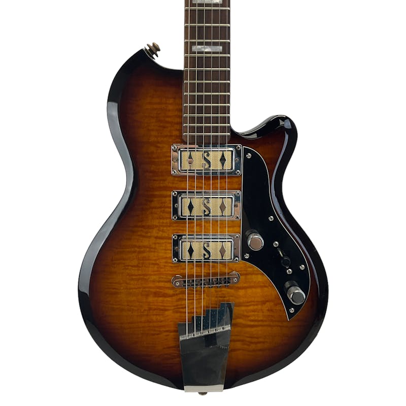 Used Supro ISLAND SERIES HAMPTON Electric Guitars Sunburst