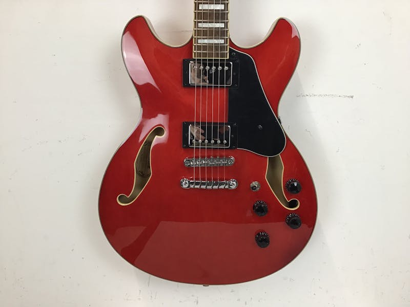 Used Ibanez ARTCORE AS73-TCD NECK REPAIRED Electric Guitars Red