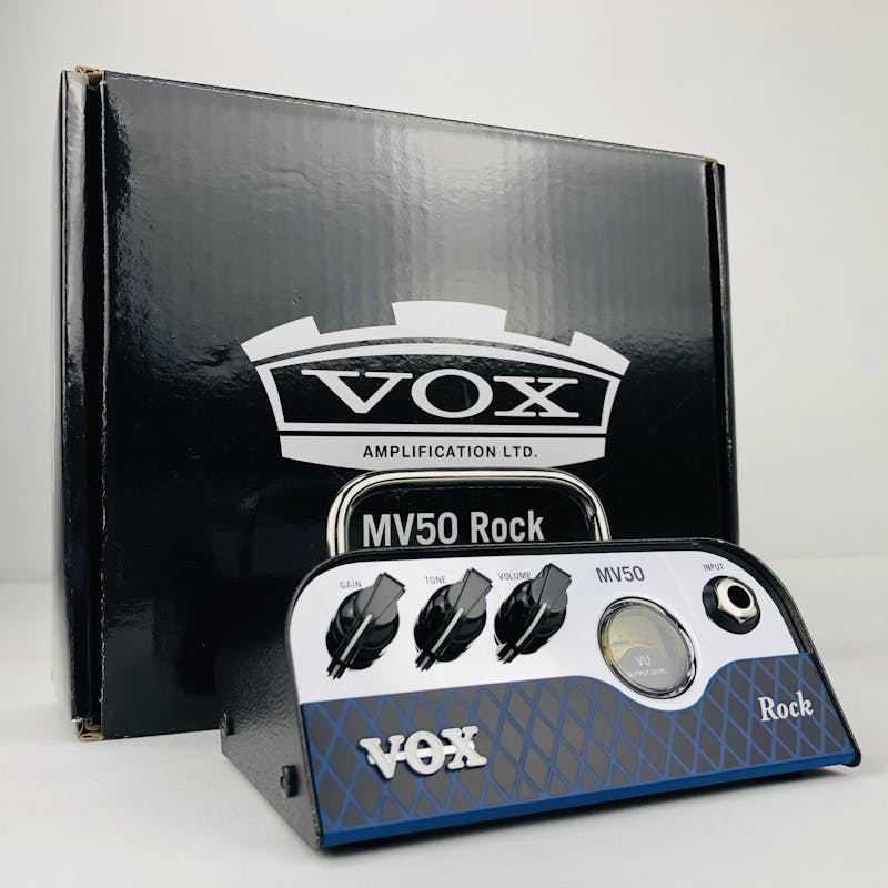 Used Vox MV50 ROCK GUITAR AMP MINI HEAD Solid State Guitar Amps