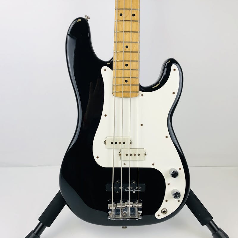 Disguised nice to meet you Indigenous Used Fender 1983 PRECISION BASS W/JAZZ PICKUP Bass Guitars Black Bass  Guitars