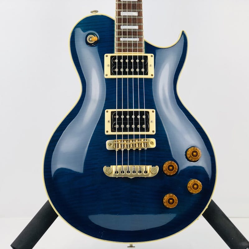 Used Aria Pro PE-850 Electric Guitars Blue Electric Guitars