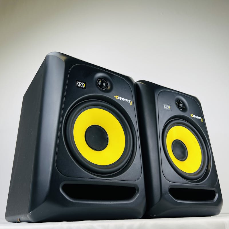 Used KRK ROKIT 5 PAIR Speaker Cabinets Studio Monitors Speaker Cabinets