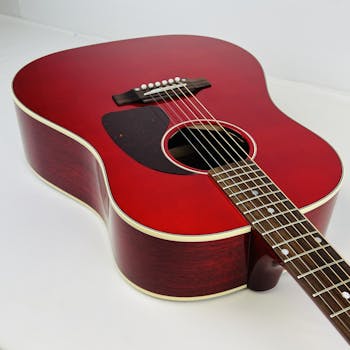 Mint Used 2022 Gibson J-45 Standard Cherry Electric-Acoustic Guitar w/OHSC