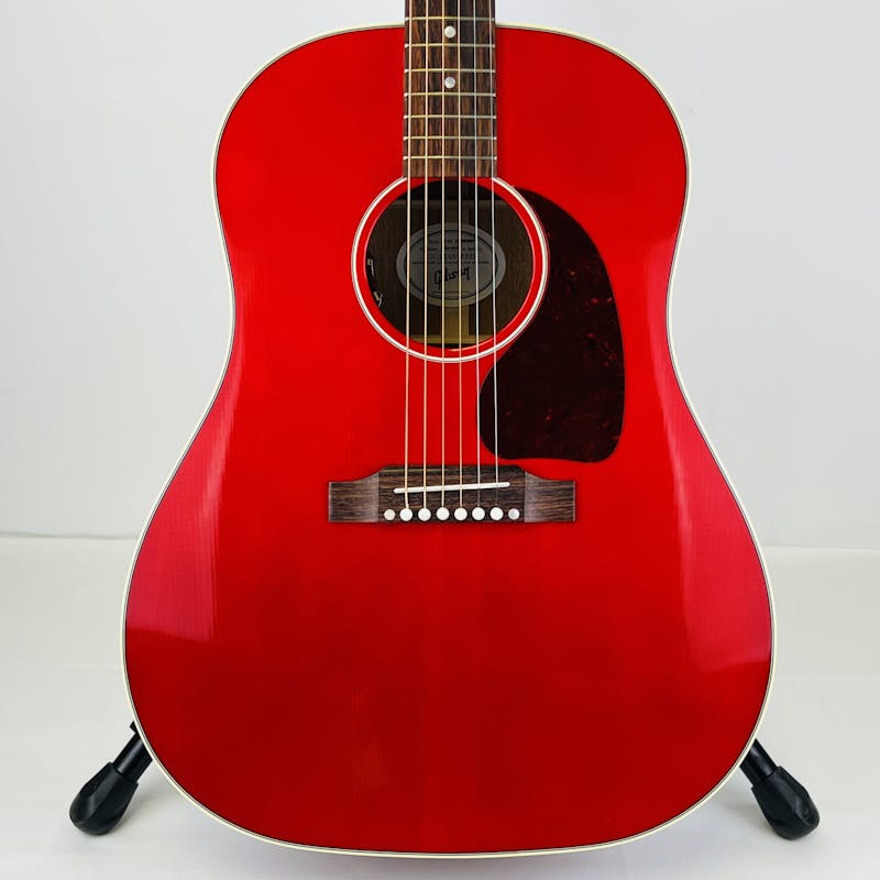Mint Used 2022 Gibson J-45 Standard Cherry Acoustic-Electric Guitar w/OHSC