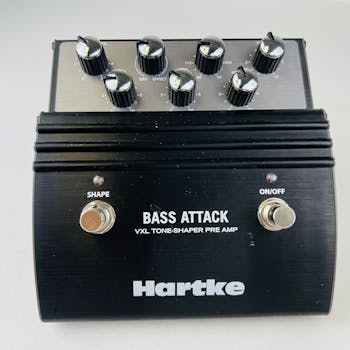 Used Hartke Bass Attack VXL Tone Shaper Pre-Amp Pedal