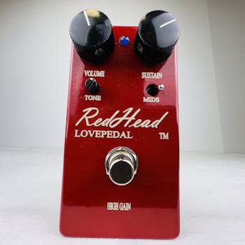Used Lovepedal REDHEAD DRIVE PEDAL Guitar Effects Distortion 