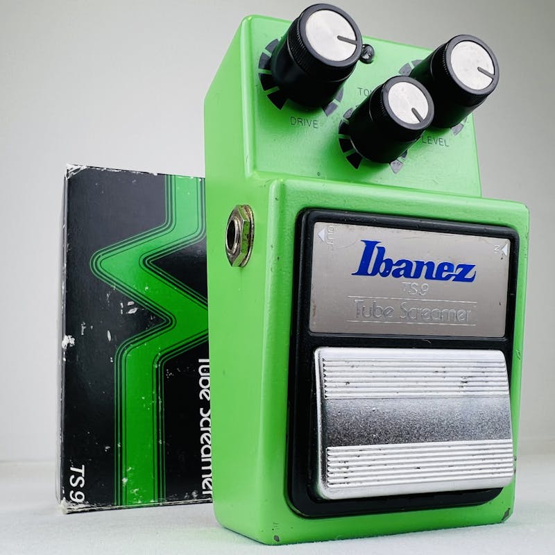 Used Ibanez TS9 VINTAGE TUBE SCREAMER Guitar Effects Distortion 