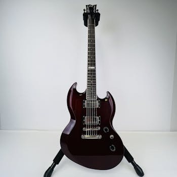 Used ESP 90S CUSTOM SHOP MIJ VIPER TRANS-WINE Electric Guitars Red 