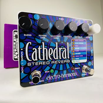 Used Electro Harmonix (E/H) CATHEDRAL STEREO REVERB W/BOX Guitar