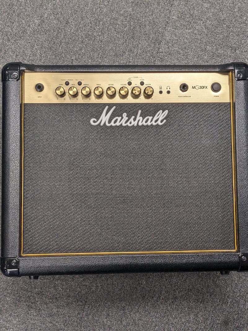 Used Marshall MG30FX Solid State Guitar Amps Solid State Guitar Amps
