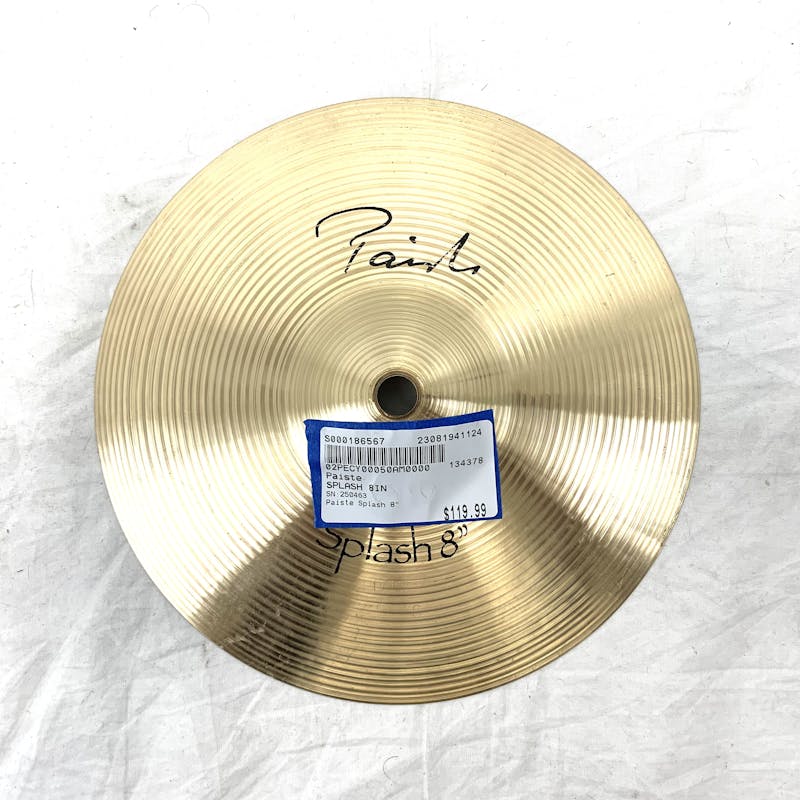 Used Paiste SPLASH 8IN Cymbals 8