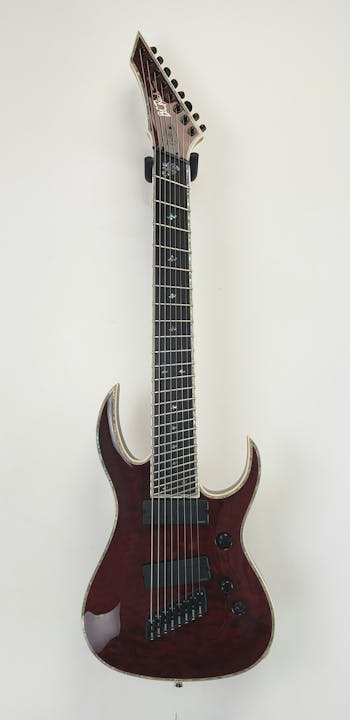 Used BC Rich SHREDZILLA PROPHECY 8-STRING Electric Guitars Red 