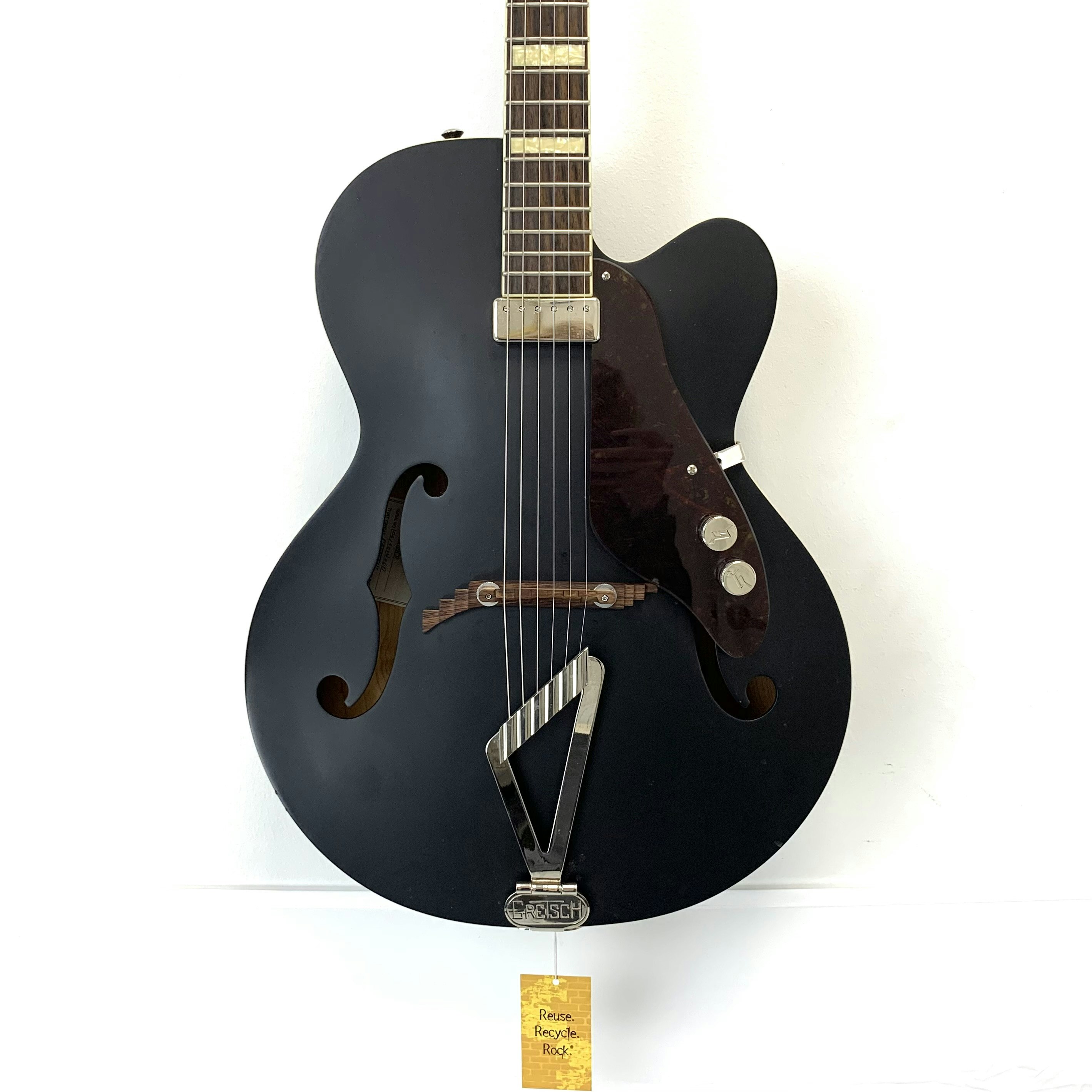 Used Gretsch G100CE SYNCHROMATIC HOLLOWBODY Electric Guitars Black Electric  Guitars