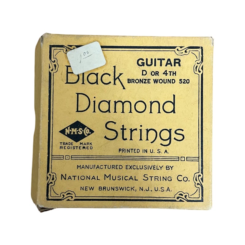 Used Black Diamond VINTAGE D 4TH GUITAR STRINGS Accessories