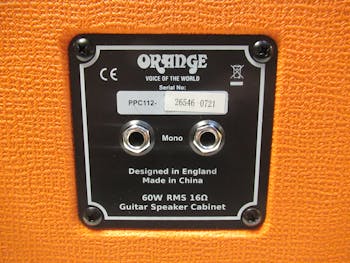 Used Orange PPC112 Guitar Speaker Cabinets 1 x 12 Guitar Speaker