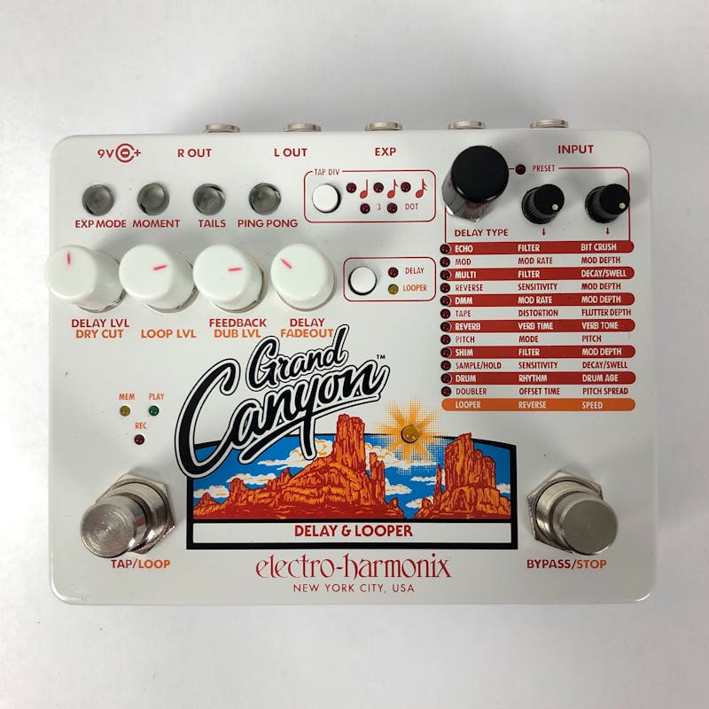 New EHX Grand Canyon Guitar Effects