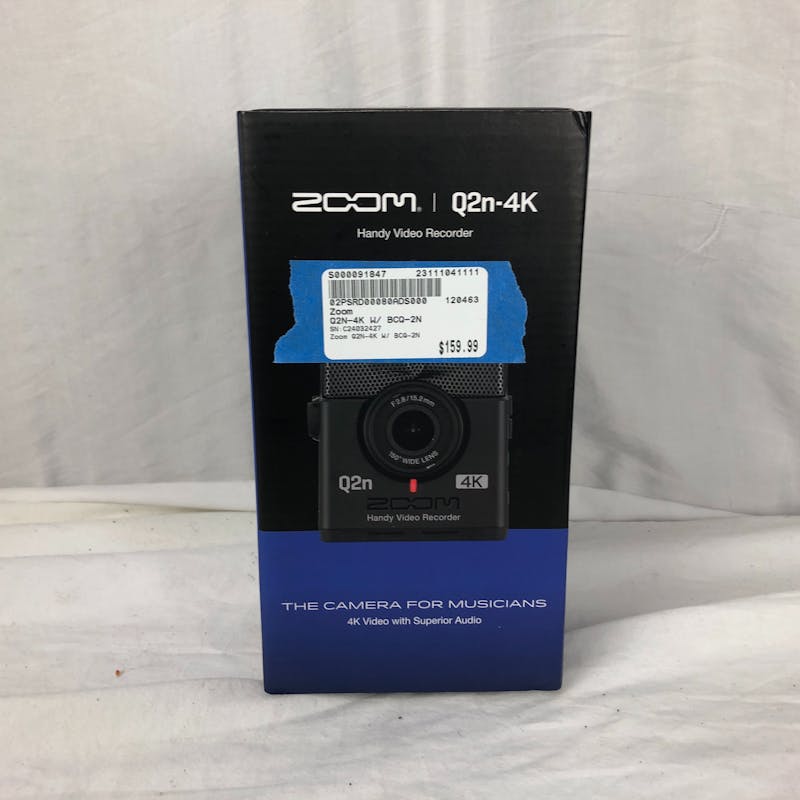Used Zoom Q2N-4K W/ BCQ-2N Recording Equipment Recording Equipment
